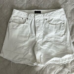 Pair of women’s white shorts.